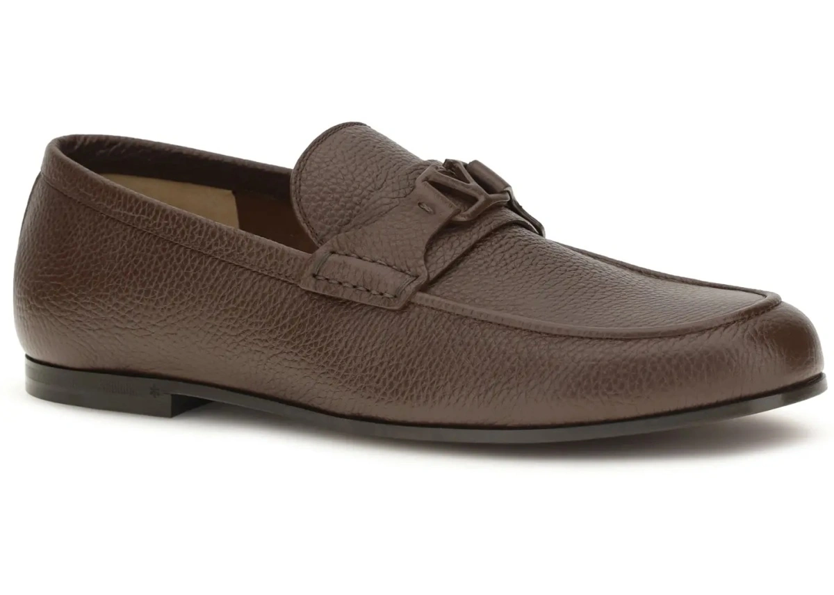 Mocasini VLogo Signature Loafers in deer leather - Img 2