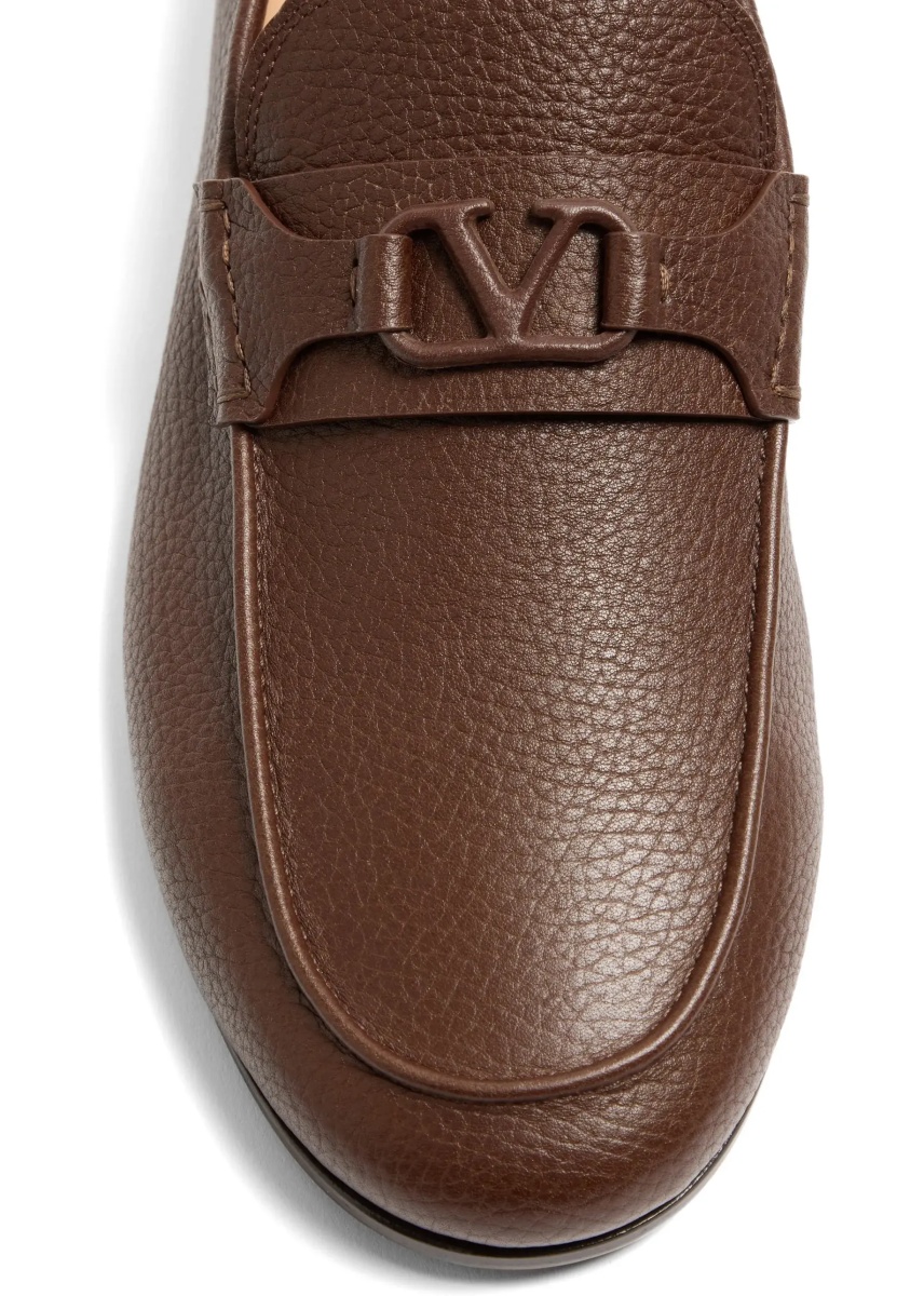 Mocasini VLogo Signature Loafers in deer leather - Img 8