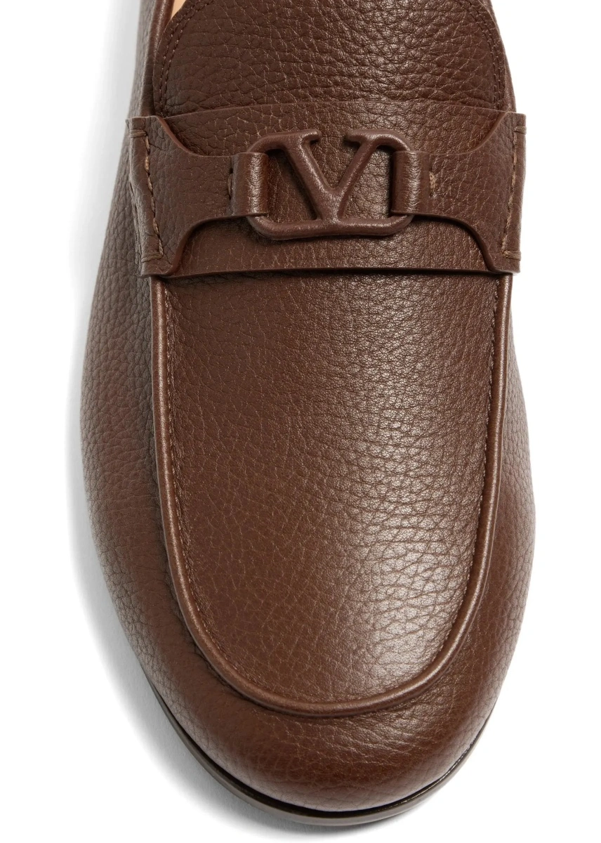 Mocasini VLogo Signature Loafers in deer leather - Img 8