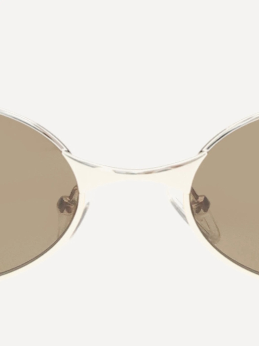 Ochelari de soare Alexander McQueen aurii - Img 2