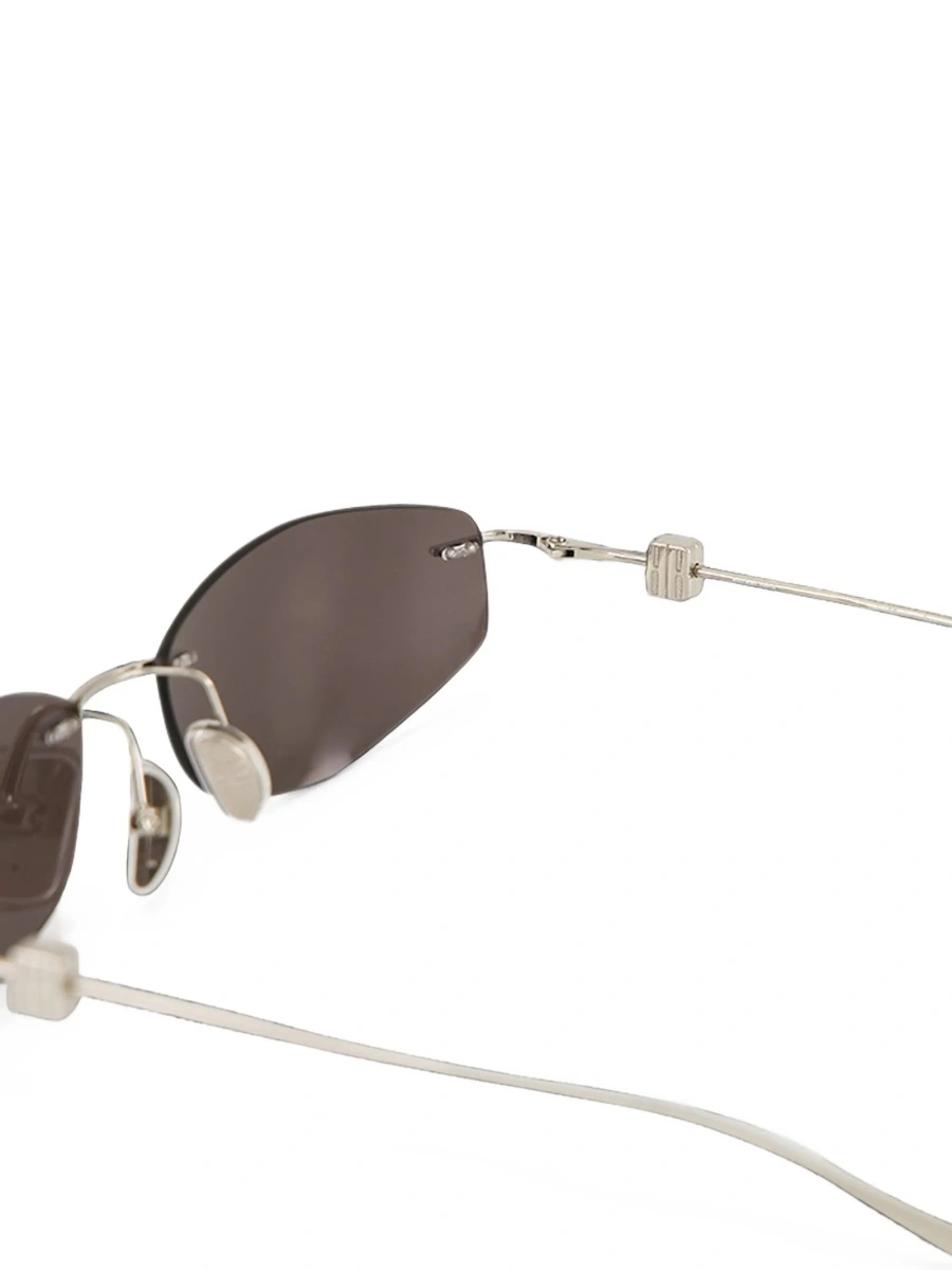 Ochelari de soare Balenciaga argintii - Img 4