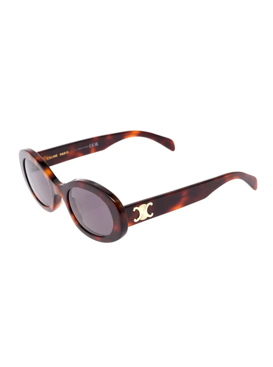Ochelari de soare Céline maro din acetat 'Triomphe 01' - Img 5
