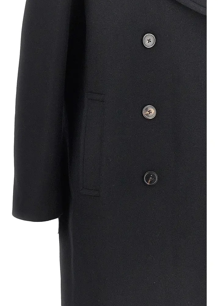 Paltoane Double-breasted long coat - Img 2