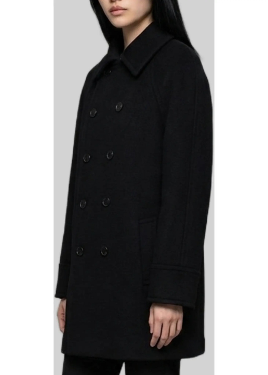 Paltoane Double-Breasted Wool Coat - Img 2