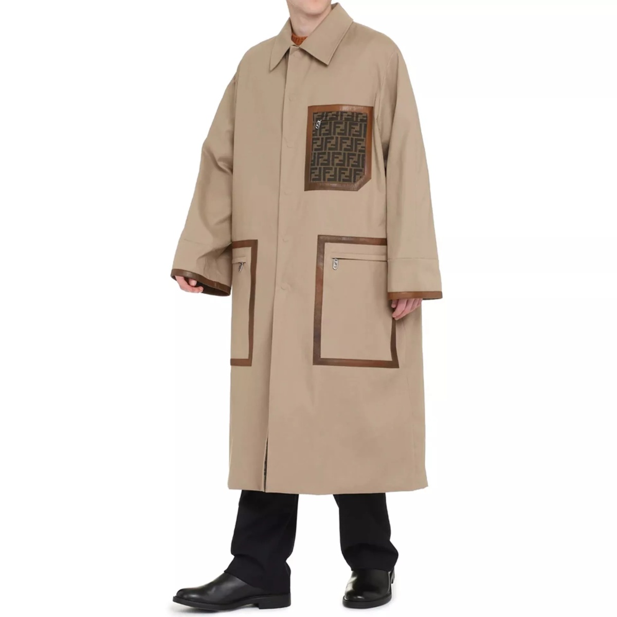Paltoane Fendi Reversible Trench Coat - Img 3