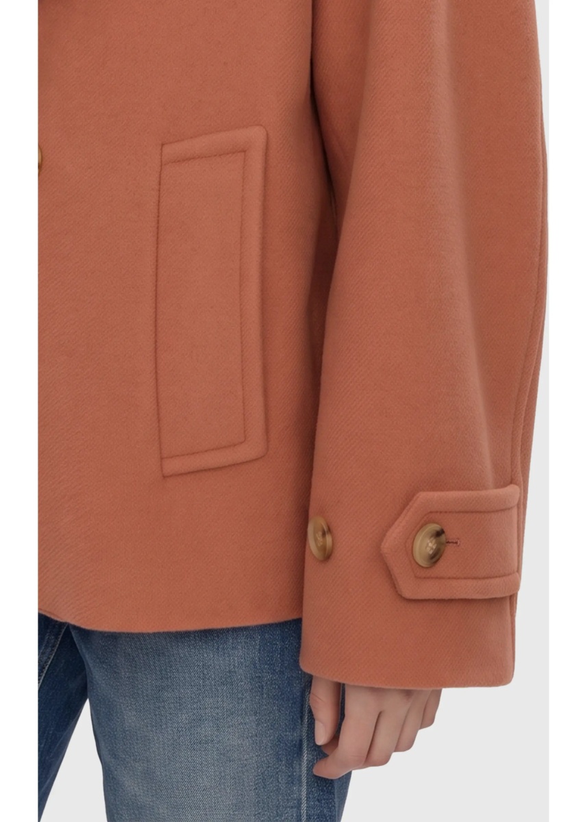 Paltoane Oversized Short Wool Coat - Img 3