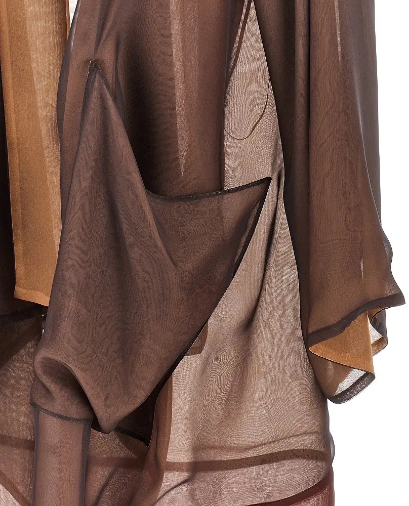 Paltoane Silk chiffon dust coat - Img 2