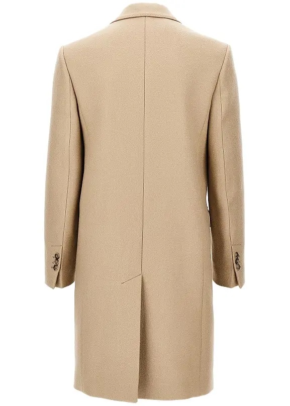 Paltoane Wool gabardine double-breasted coat - Img 3