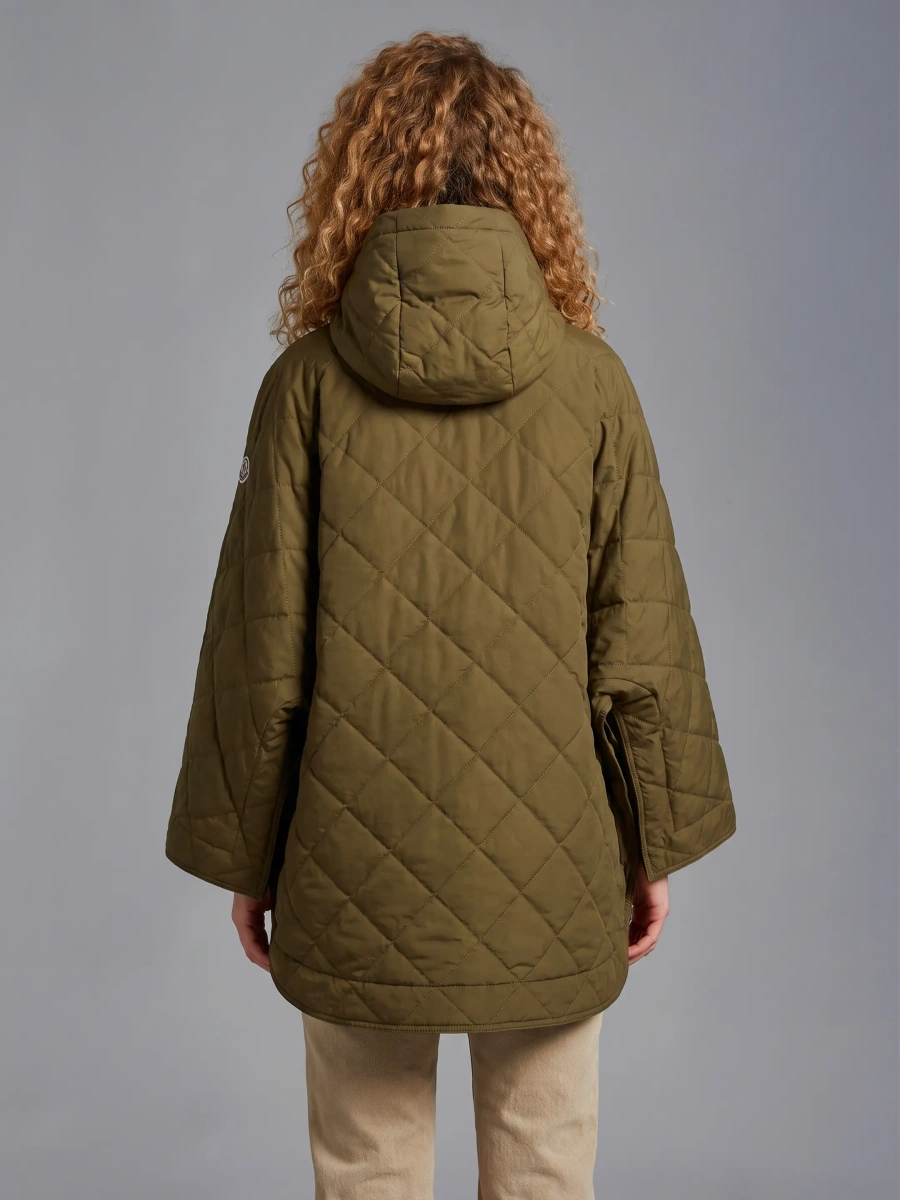 Palton Diamond-Quilted Cape - Img 3