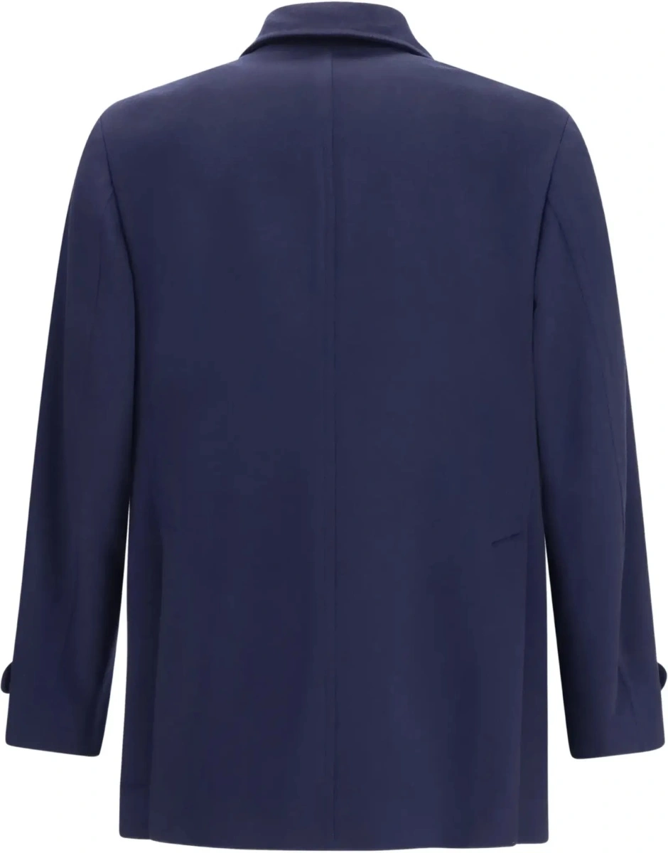 Palton Double-breasted wool Coat - Img 4