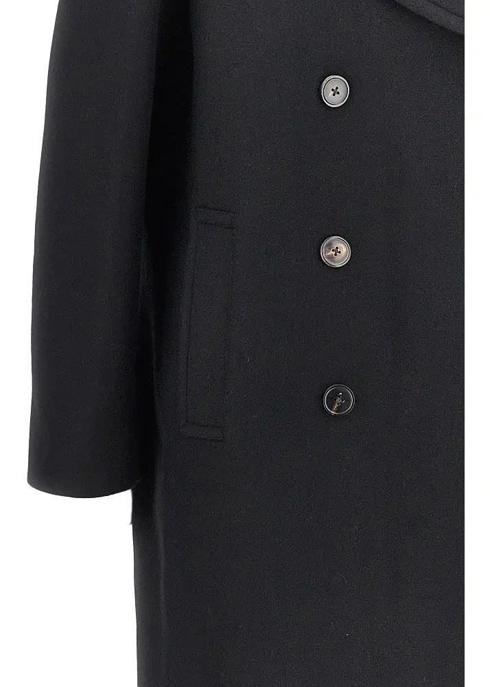 Palton Dries Van Noten negru - Img 2