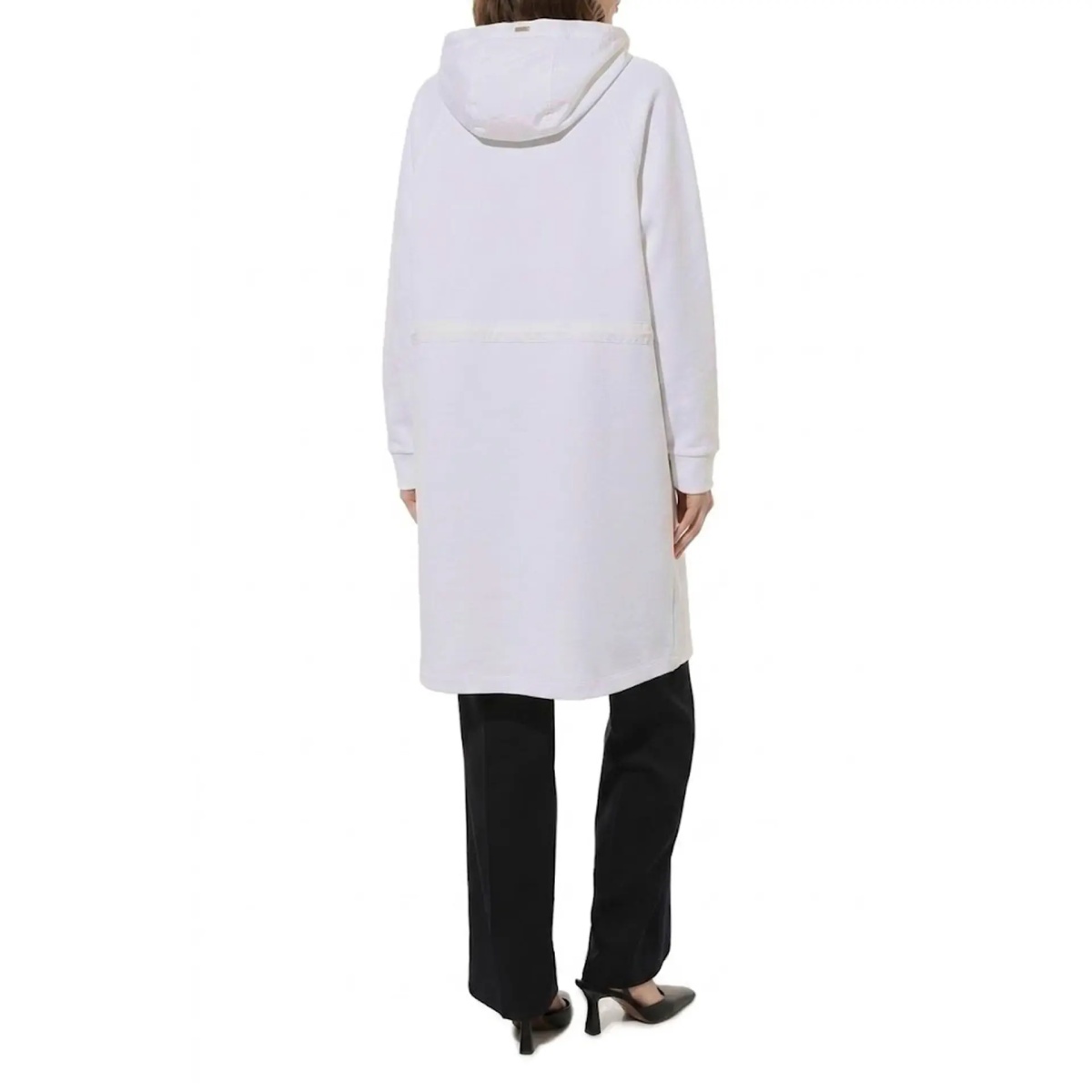 Palton Herno Long Hooded Zip Coat - Img 3