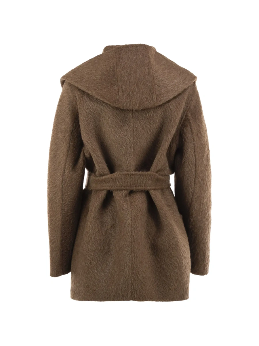 Palton Max Mara bej din shearling - Img 4