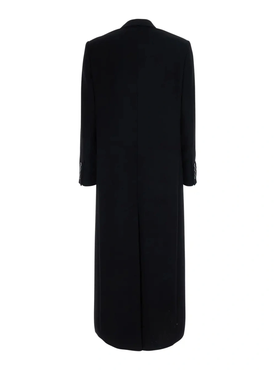 Palton MaxMara Studio negru din lana 'EFFIGE' - Img 2