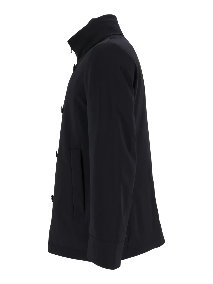 Palton Men's down-padded double-breasted coat - Img 2