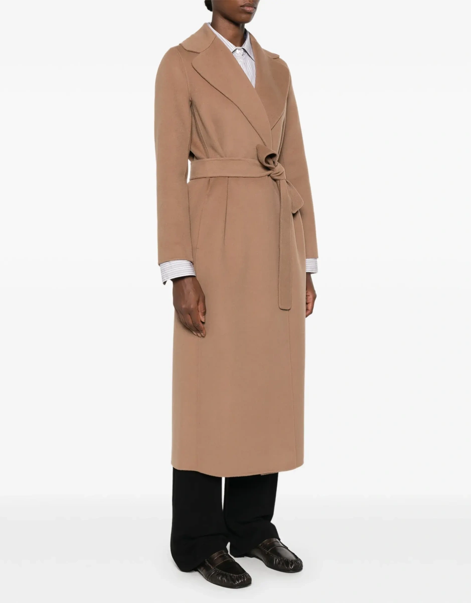 Palton 'S MAXMARA multicolor din lana virgina - Img 5