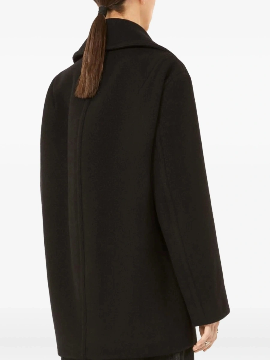 Palton SPORTMAX negru din lana - Img 4