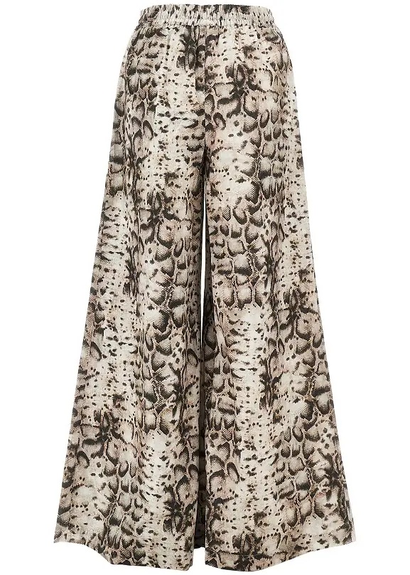 Pantaloni Animalier muslin wide pants - Img 3