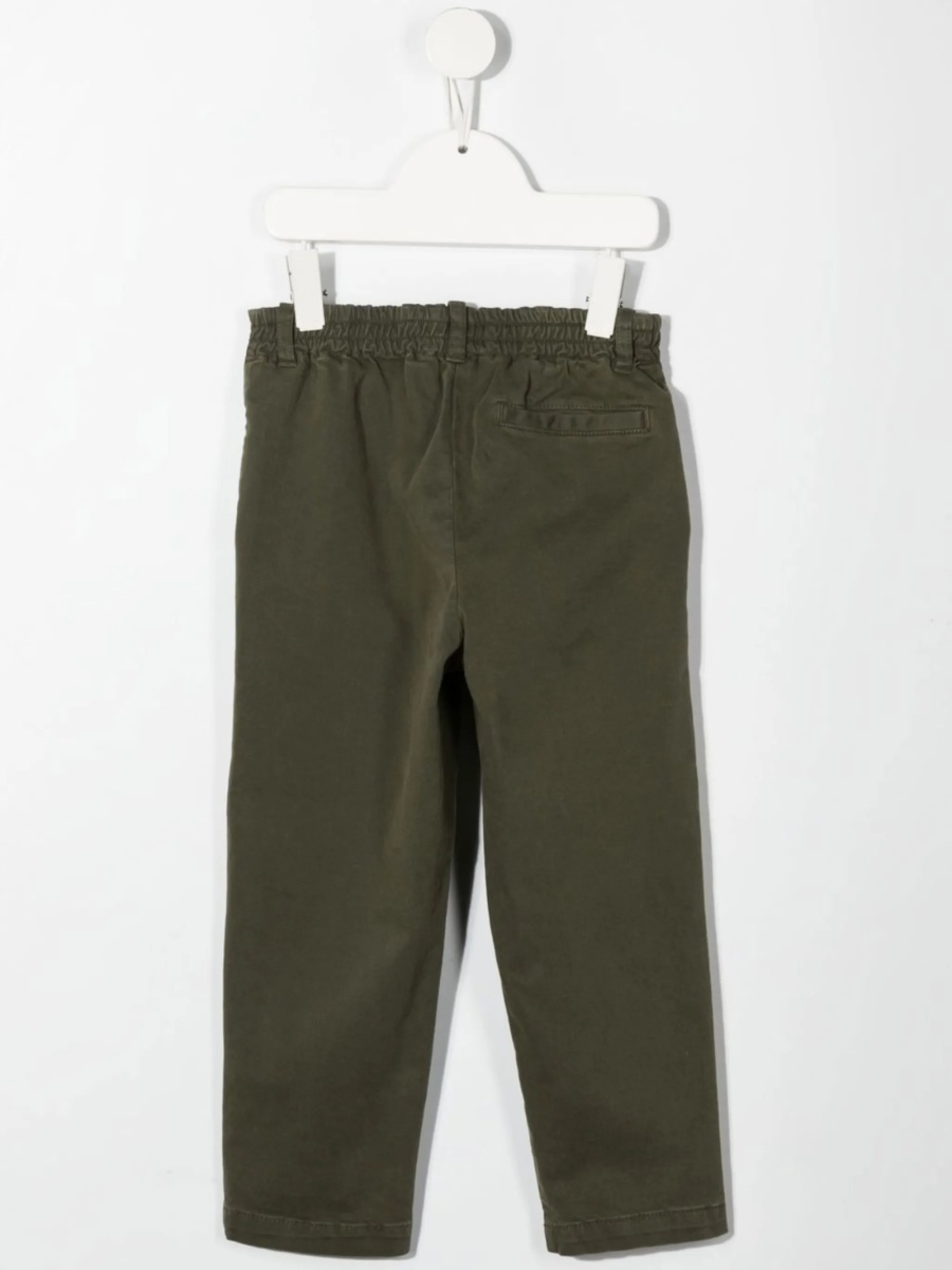 Pantaloni Aspesi verzi din spandex/elastan si bumbac - Img 2