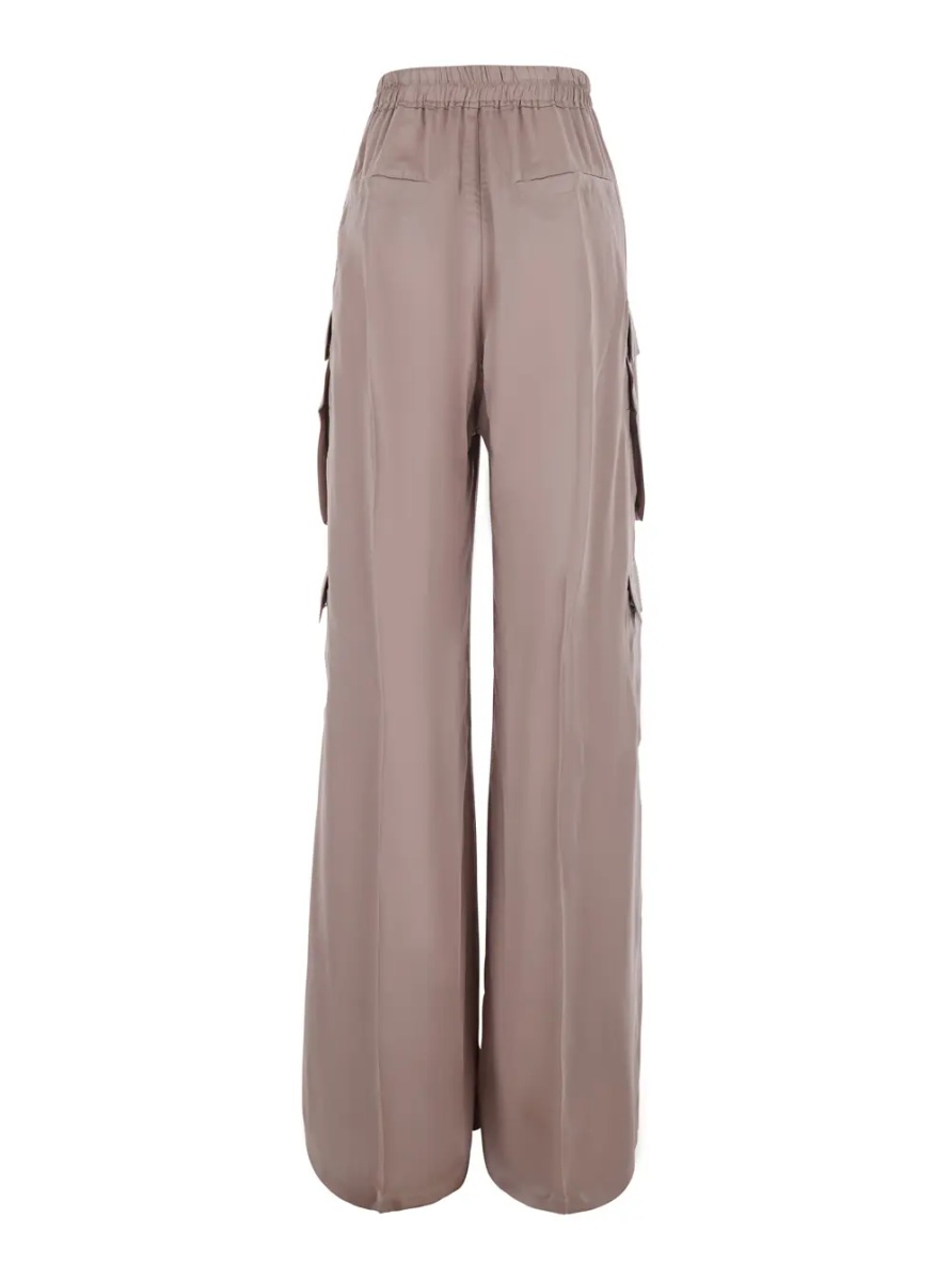 Pantaloni 'Belas Pink Cargo Pants with elasticated waistband and drawstring and cargo pockets in Blend viscose for women - Img 2