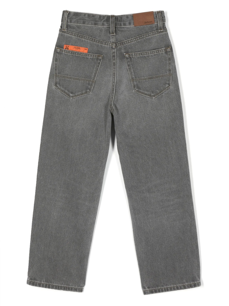 Pantaloni BELLEROSE gri din bumbac organic si polyester - Img 2