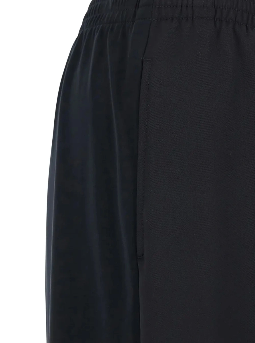 Pantaloni Black Pants with Elastic Waist in Wool Man - Img 3