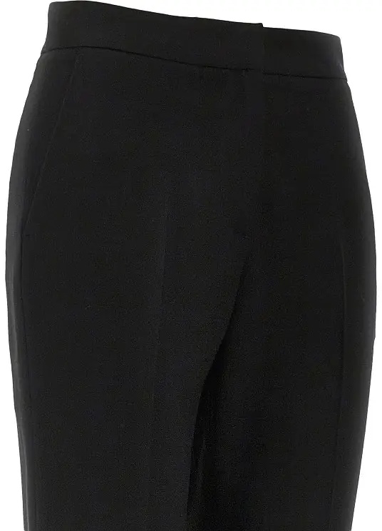 Pantaloni Canvas cropped straight leg pants - Img 2
