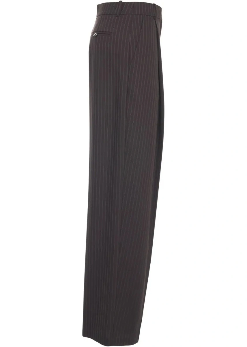 Pantaloni casual Elisabetta Franchi maro - Img 3