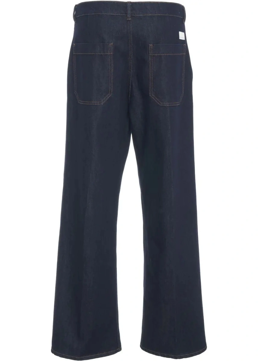 Pantaloni casual Nine in the morning albastri 'Rivet' - Img 5