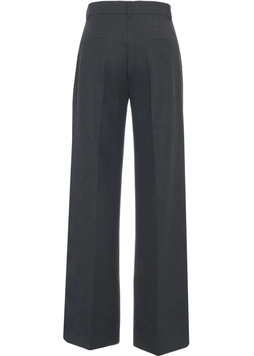 Pantaloni casual Otto d ame gri din lana - Img 4
