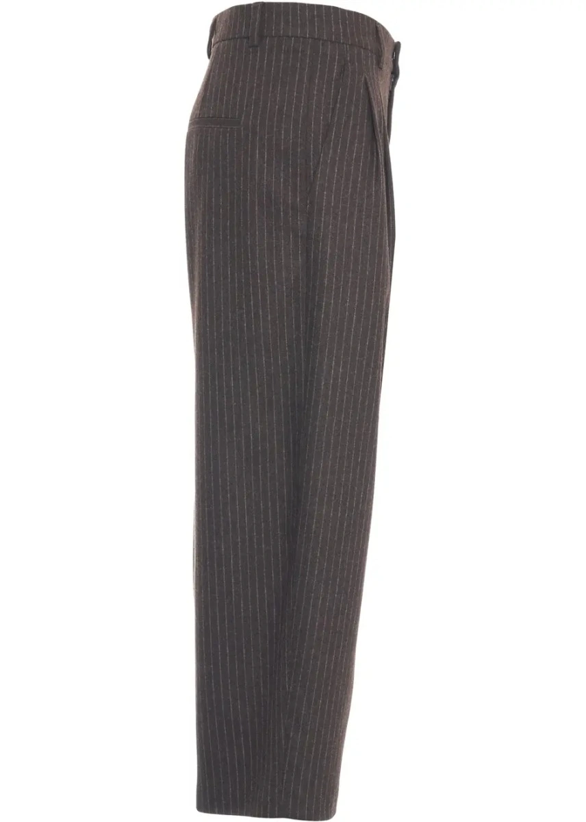 Pantaloni casual Rossi maro 'Noa Crop' - Img 3