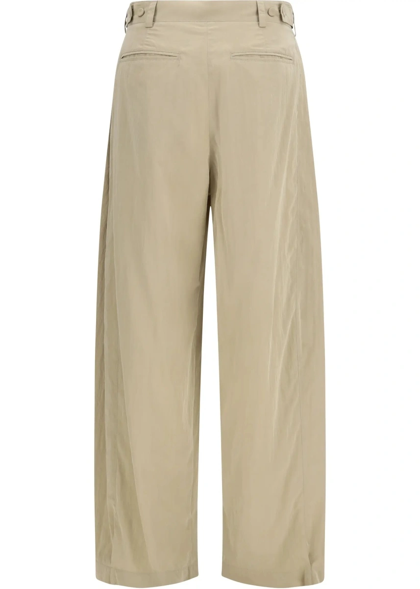 Pantaloni casual THE ROW din matase si nylon - Img 2