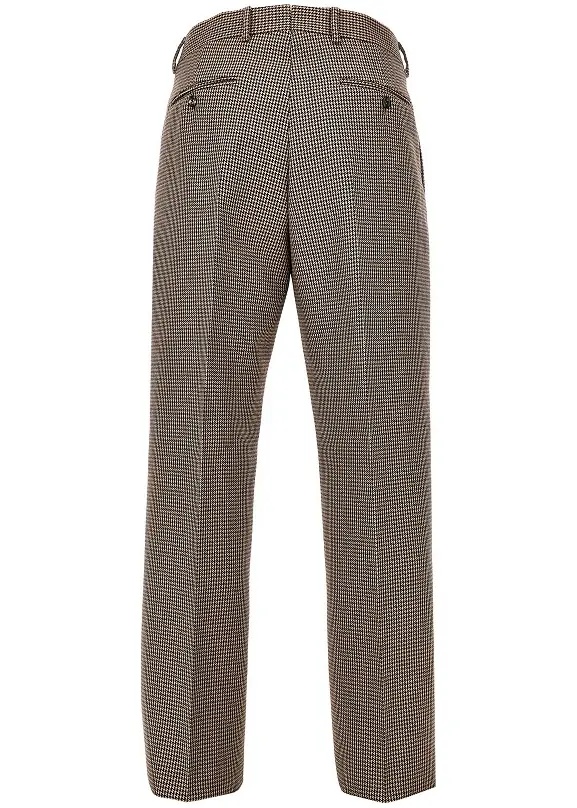 Pantaloni Check tweed pants with darts - Img 3