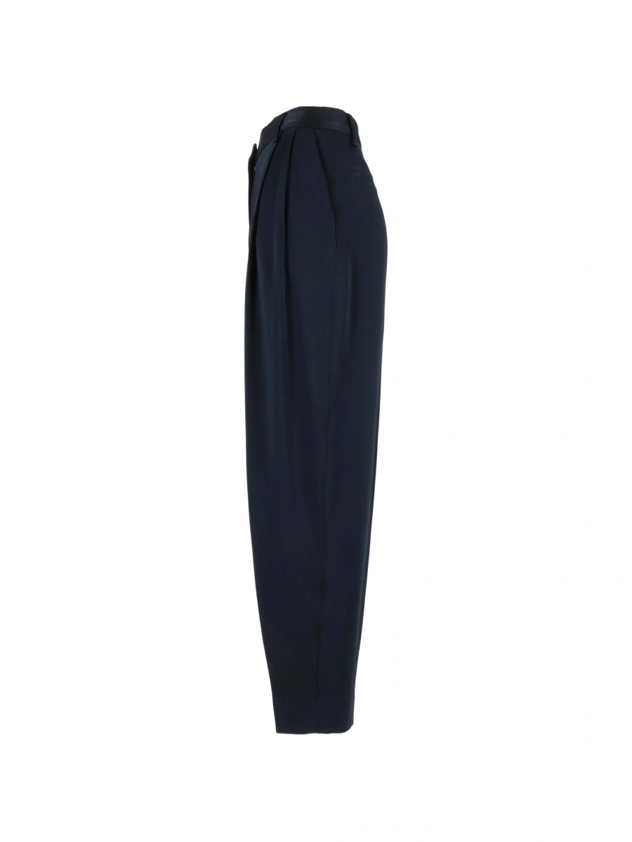Pantaloni conici Fabiana Filippi albastri - Img 3