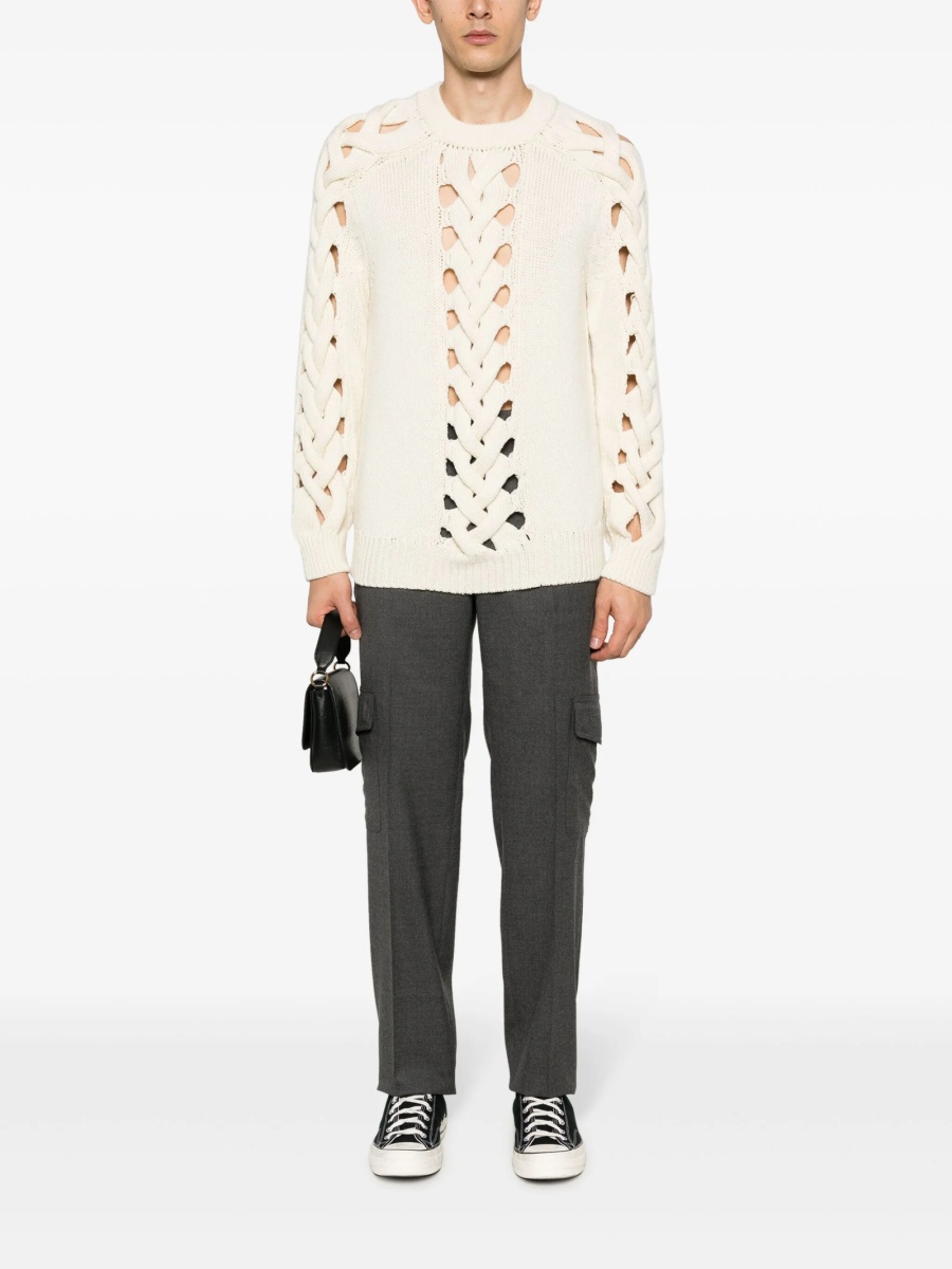 Pantaloni conici Lardini gri - Img 2