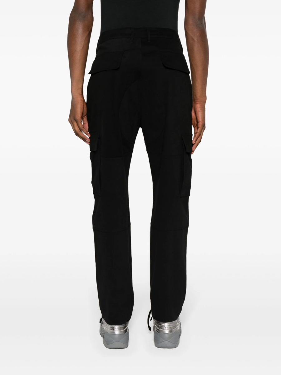 Pantaloni conici Marcelo Burlon negri - Img 4