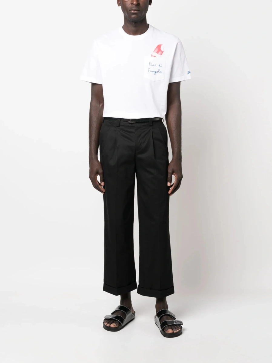 Pantaloni conici PT TORINO negri - Img 2