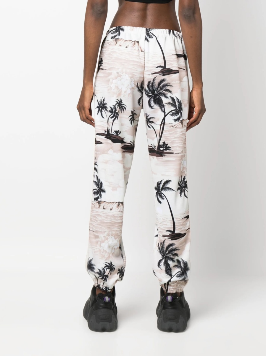 Pantaloni de trening Palm Angels neutri din polyester - Img 4