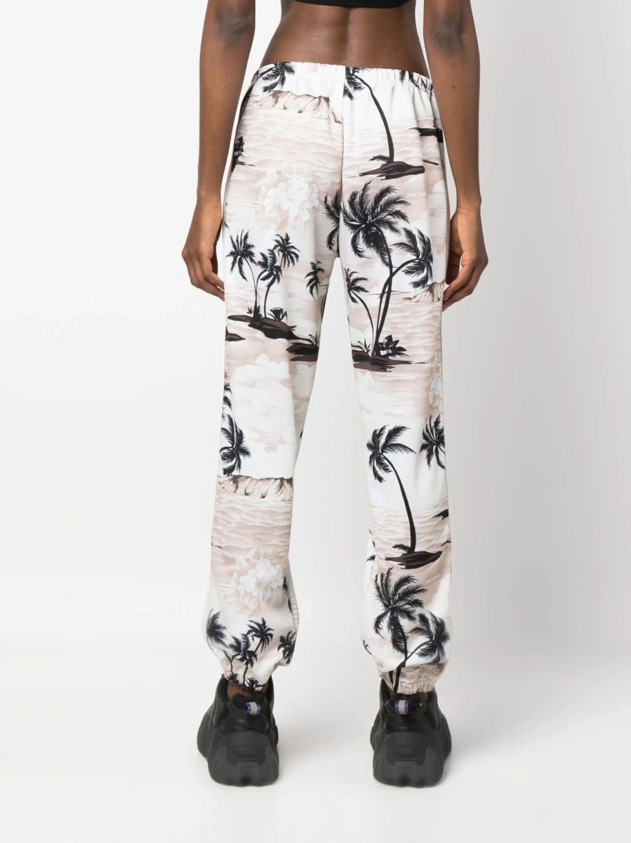 Pantaloni de trening Palm Angels neutri din polyester - Img 4