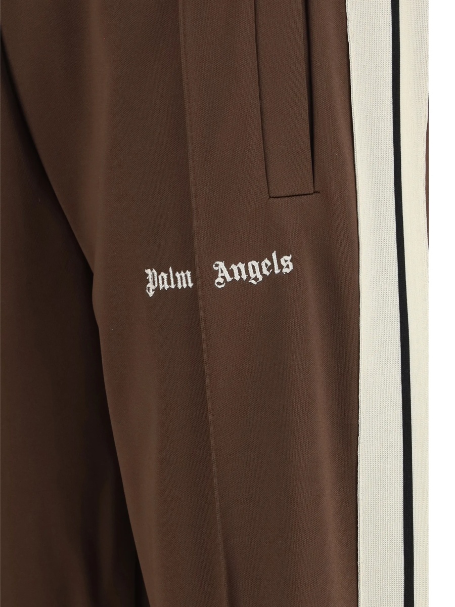 Pantaloni de trening Palm Angels track maro - Img 4