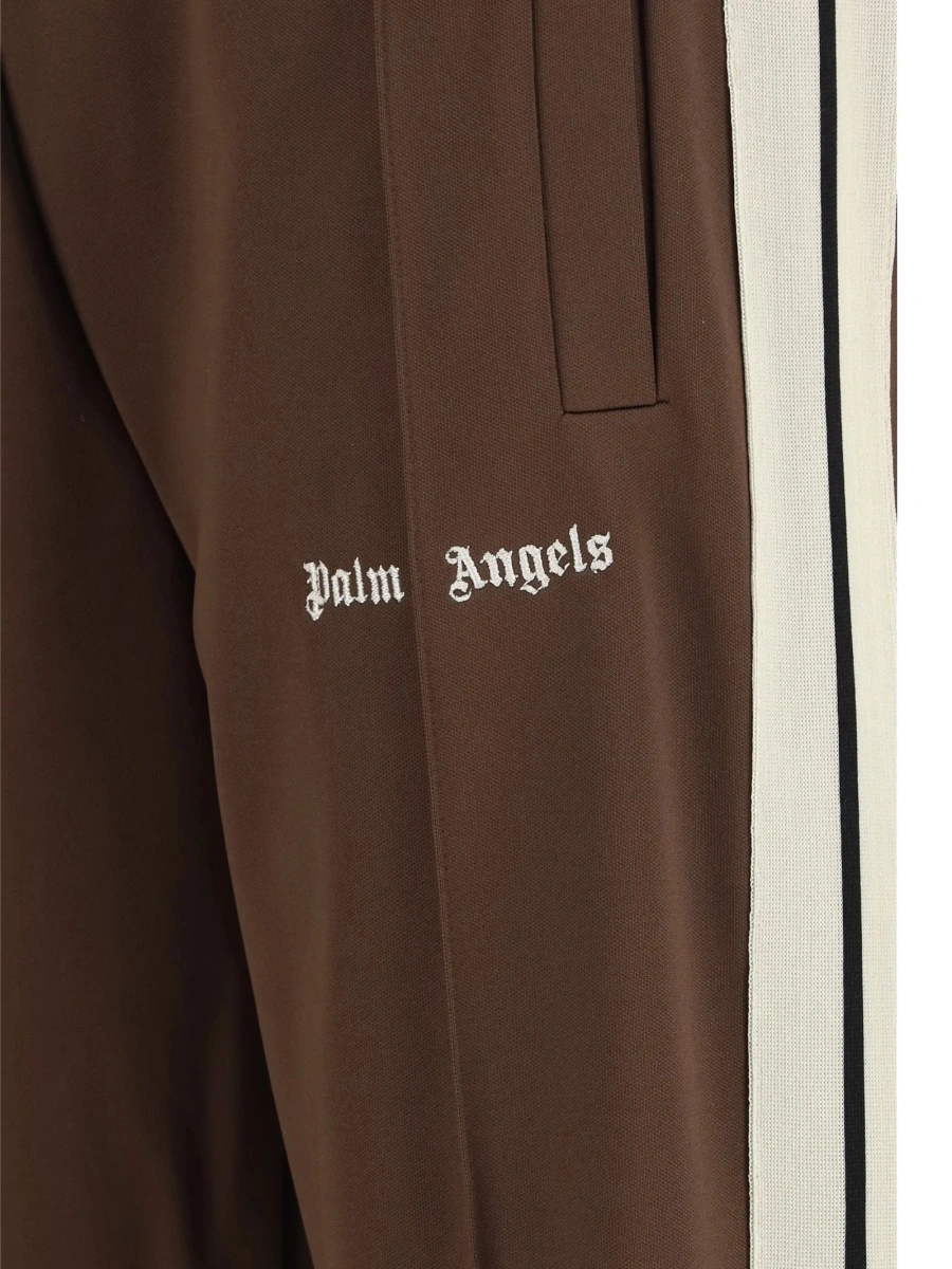 Pantaloni de trening Palm Angels track maro - Img 4