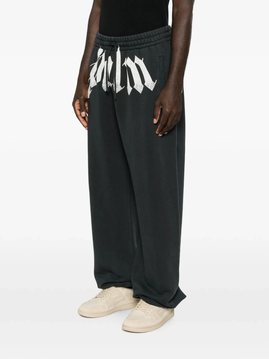 Pantaloni de trening Palm Angels track negri - Img 3