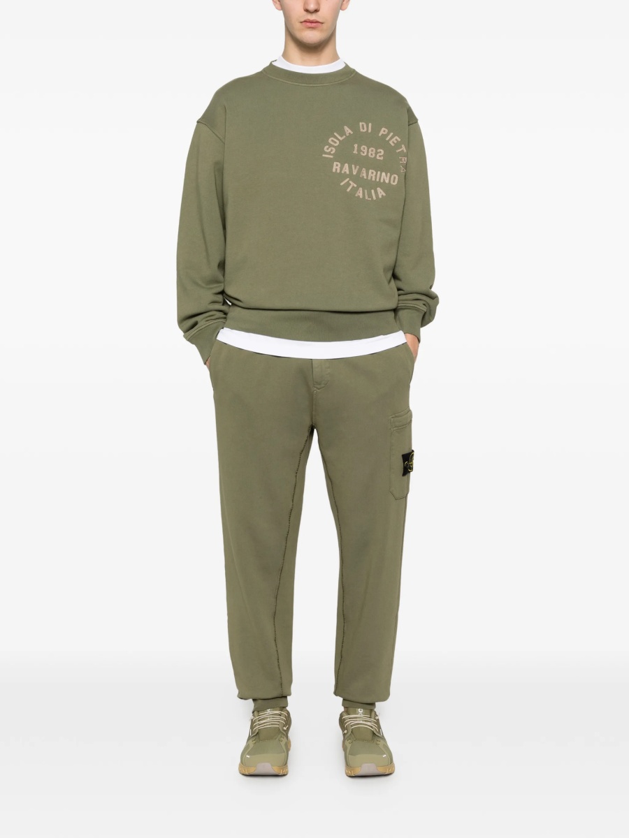 Pantaloni de trening Stone Island verzi - Img 2