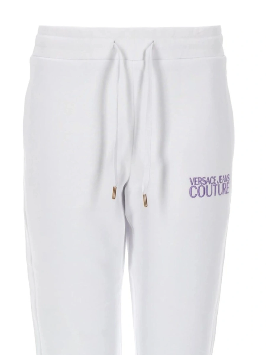 Pantaloni de trening Versace Jeans Couture albi - Img 2