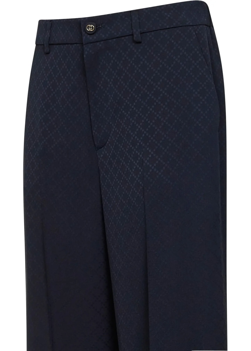 Pantaloni Diamond-jacquard Pants - Img 5