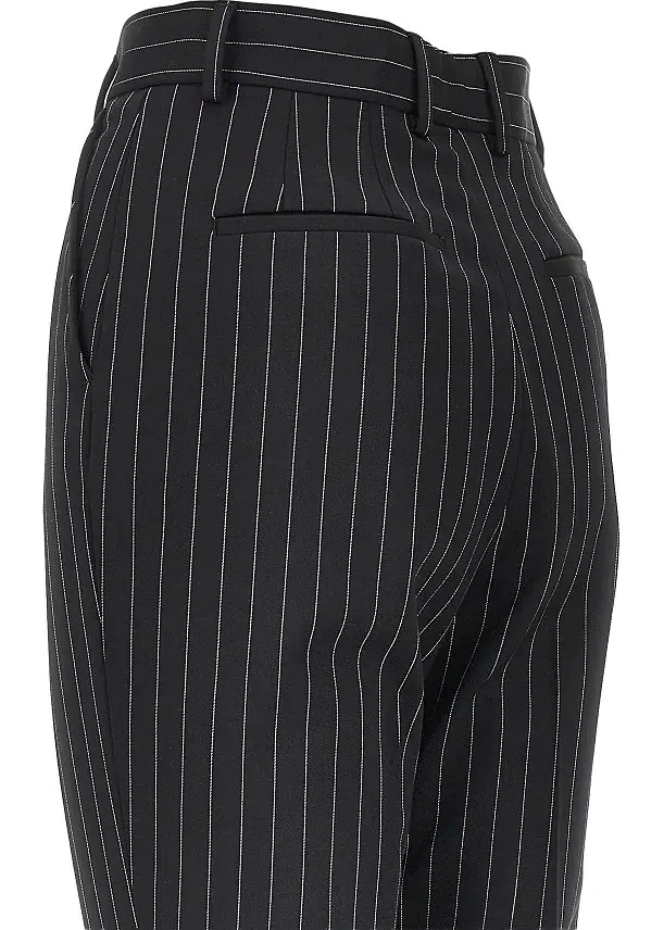 Pantaloni Dolce &amp; Gabbana negri din lana - Img 4