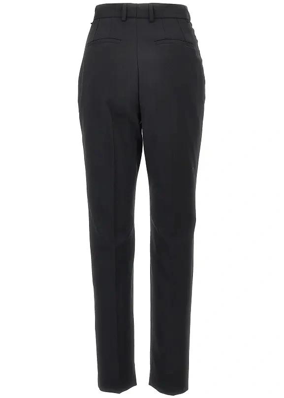 Pantaloni Dolce &amp; Gabbana negri din lana - Img 3