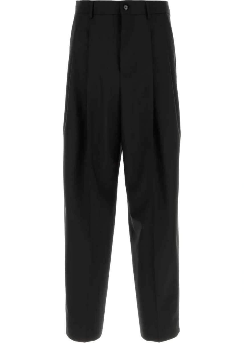 Pantaloni Dolce &amp; Gabbana negri din lana - Img 5