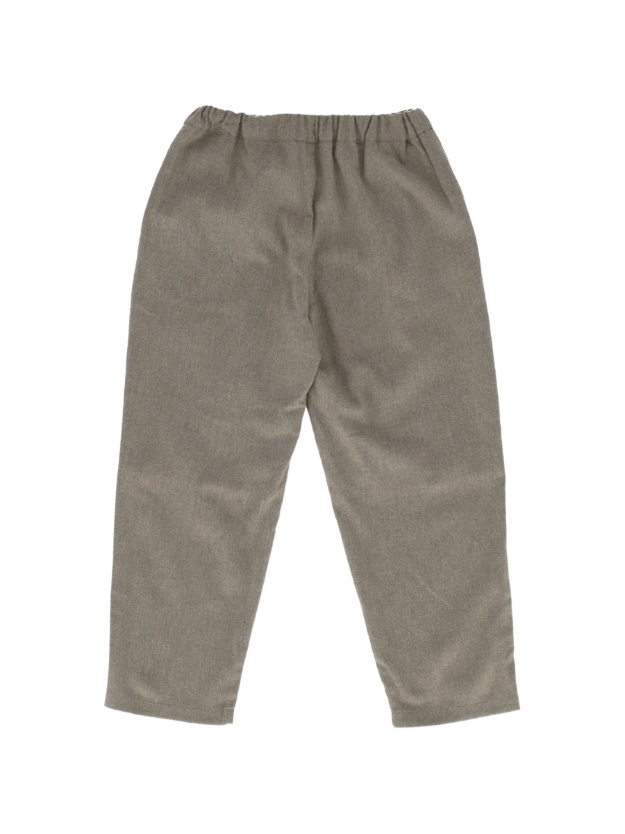 Pantaloni Dou-Uod gri din bumbac - Img 2