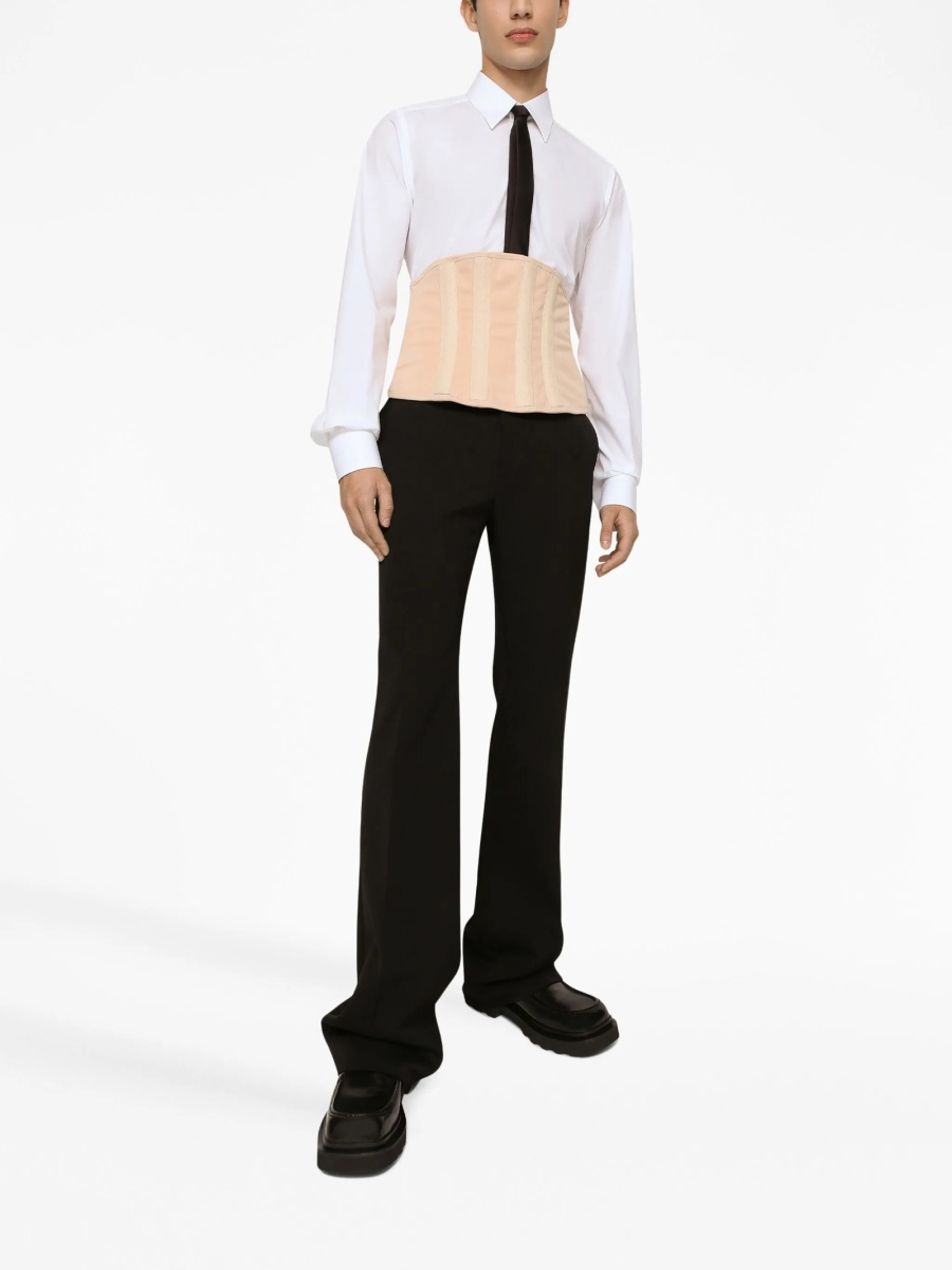 Pantaloni drepti Dolce &amp; Gabbana negri - Img 2